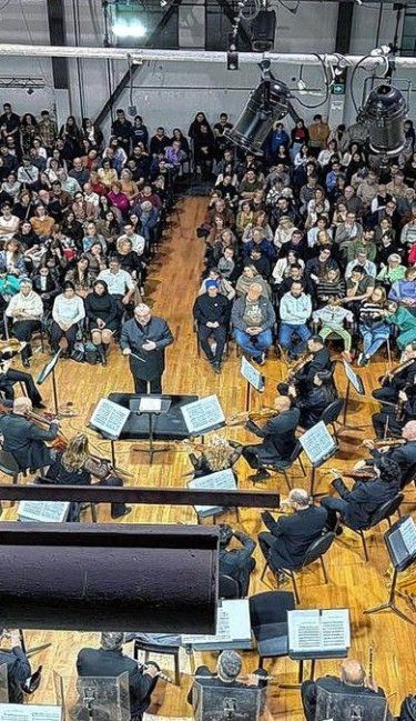 La Sinfónica de Entre Ríos se presentó ante más de 400 personas en La Vieja Usina de Paraná