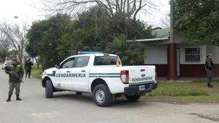 Una patrulla de Gendarmería en las zona sur de Rosario.