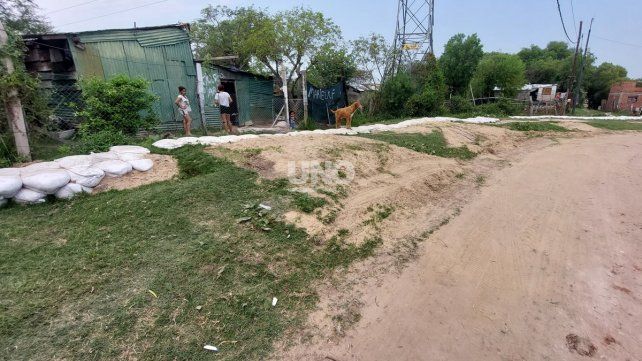 Así están hoy los vecinos en la Vuelta del Paraguayo. Así están hoy los vecinos en la Vuelta del Paraguayo.