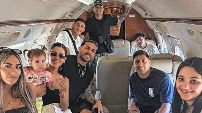 Varios jugadores de Boca llegaron a Santa Fe para el casamiento de Kevin Zenón