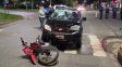 Violenta colisión en Paraná: trasladaron a dos jóvenes al hospital San Martín