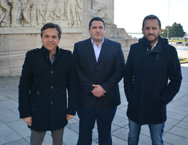 Tridente. Los concejales Diego Giuliano