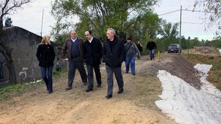 Crecida del Paraná: el Intendente supervisó las tareas de prevención