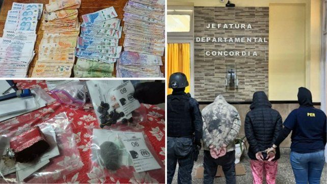 Narcomenudeo. En tres allanamientos en Concordia secuestraron cocaína