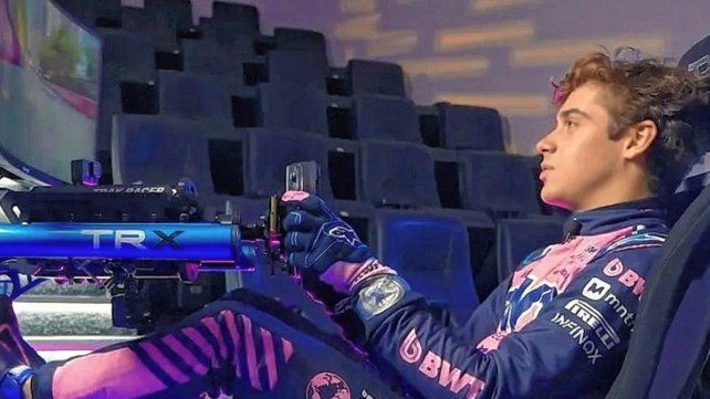 Colapinto mostró cómo es una vuelta en el GP de Mónaco y casi choca dos veces