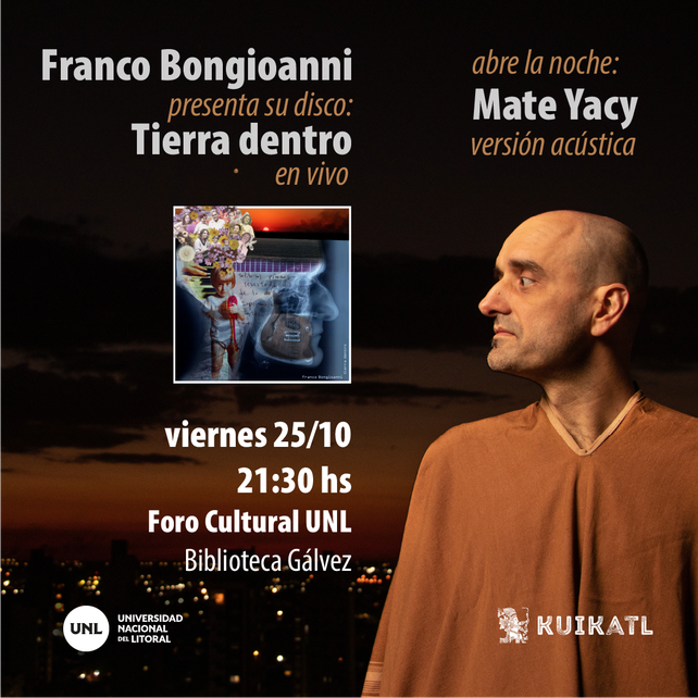Franco Bongioanni presenta Tierra Dentro en el Foro Cultural Universitario