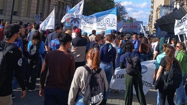 En el marco de la Marcha Universitaria