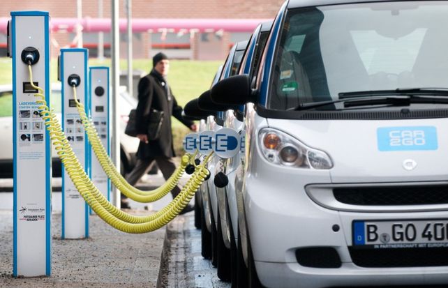 Los autos eléctricos se ubicarían en distintos puntos de la ciudad.&nbsp;
