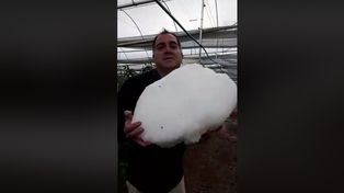 VIDEO: Impresionante granizada en Uruguayana