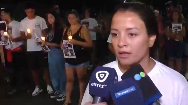 Cintia participó de un homenaje a su marido