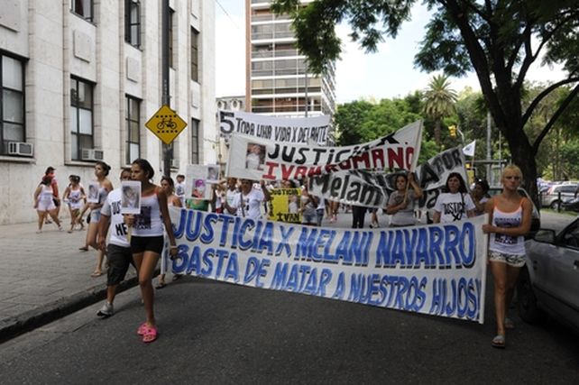 Una marcha que pidió esclarecer el crimen de Melanie