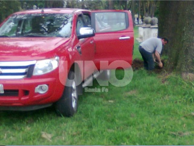 Intruso. Los agentes de la seccional 11ª pusieron en aviso al vecino.