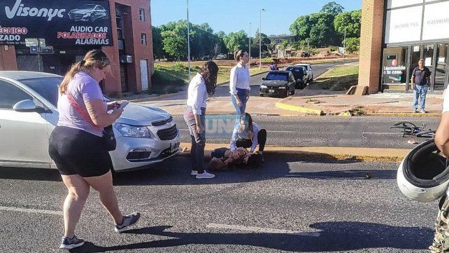 Falleció la ciclista atropellada por un auto en avenida Almafuerte de Paraná