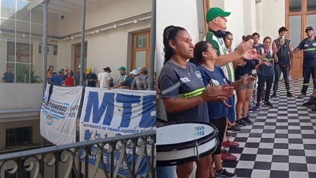 Paraná: fuerte repudio a la violenta protesta de cartoneros en la Municipalidad