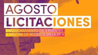 El Senador Michlig anunció que el 28 de agosto se licita las obra de ensanchamiento de 3 puentes en la RP 4