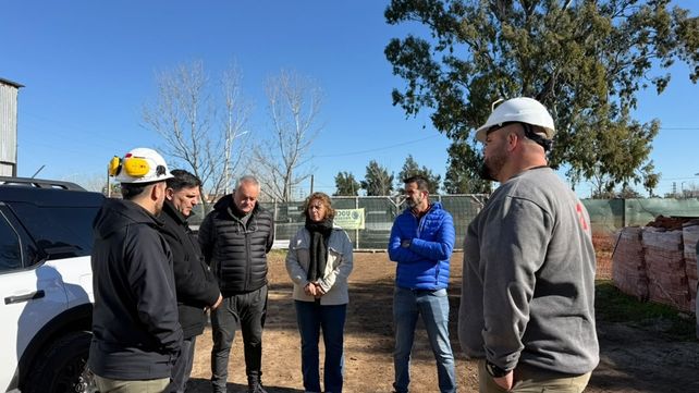 Roldán avanza con la construcción del edificio propio de la Escuela Secundaria Nº 730