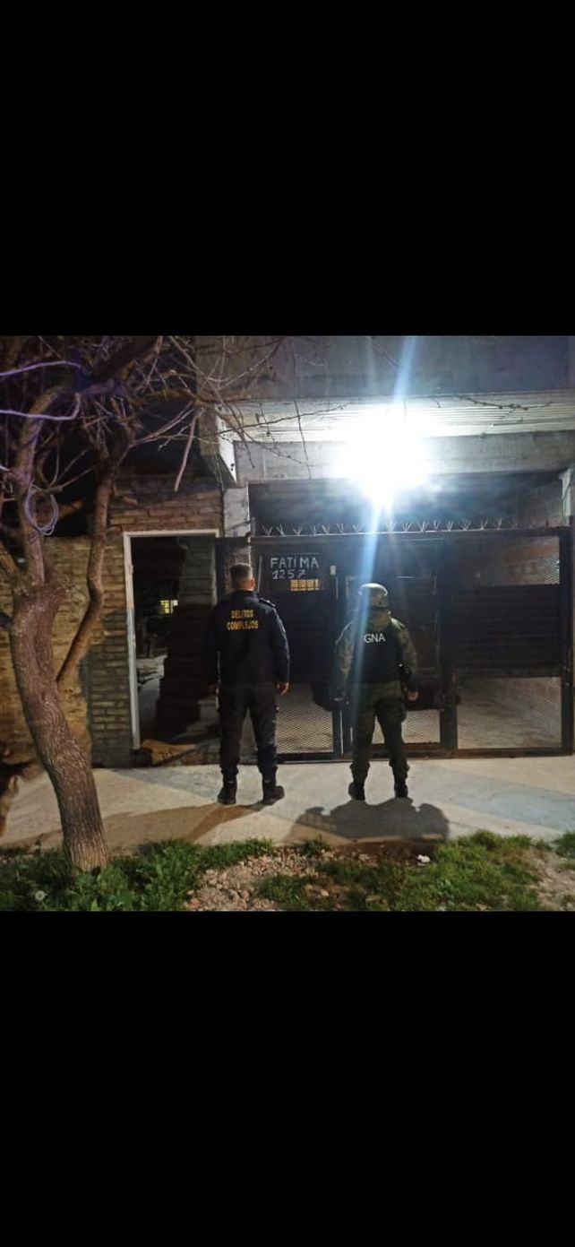 Gendarmeria en los operativos en los que cayó parte de la banda de Pelozzo