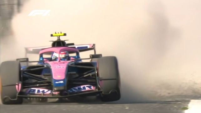 Franco Colapinto se fue en la variante Ascari