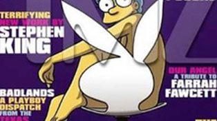 Marge Simpson ser&aacute; la chica Playboy del mes de noviembre y posa denuda