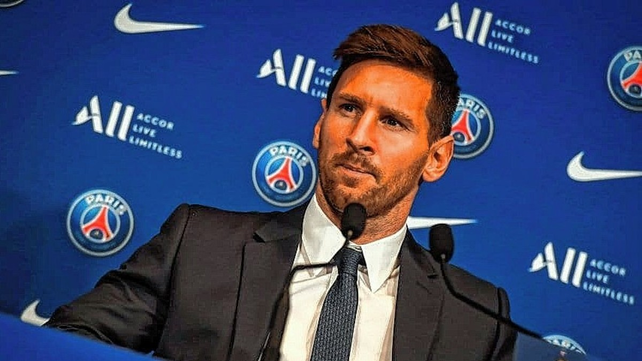PSG presentó a Messi: Vine a ganar otra Champions