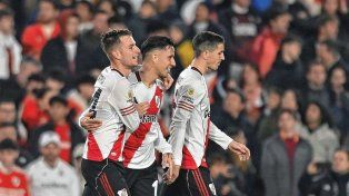 River festejó de local ante Godoy Cruz.