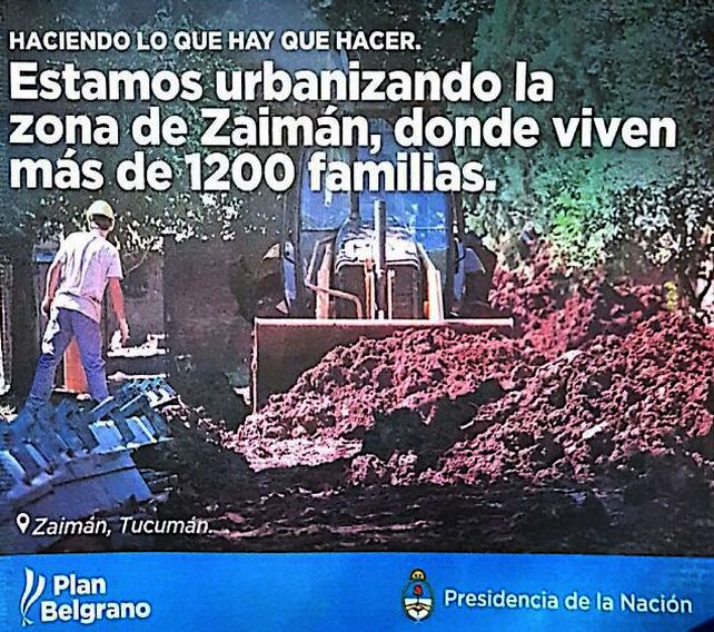 Publicaron un aviso de obras en un pueblo que no existe