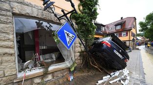 Graves inundaciones en el sur de Alemania
