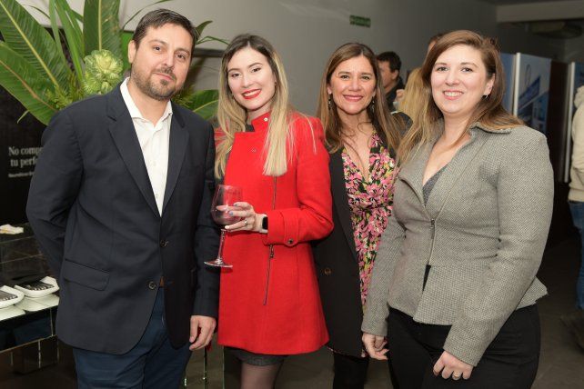 Marcelo Sager, Emily Torres, Verónica Benitez y Yésica Deoto