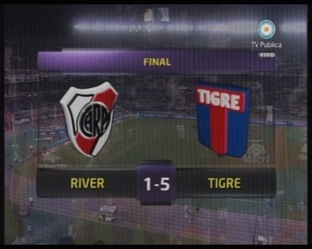 La peor despedida de Gallardo: estuvo en el banco y River cay&oacute; 5 a 1 con Tigre