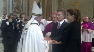 ¿Cómo no me la trajo a Antonia?, le reclamó el Papa a Mauricio Macri