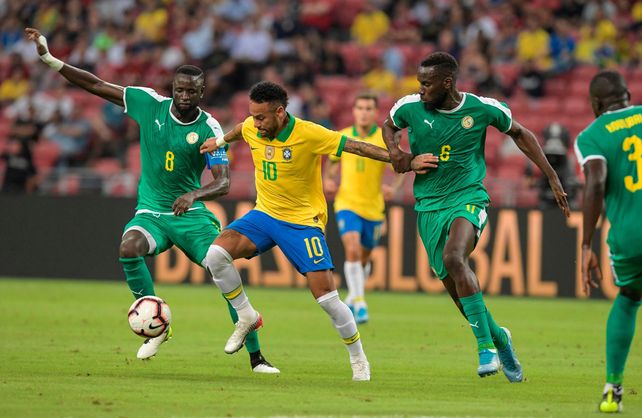 Brasil empató con Senegal en un partido especial para Neymar
