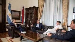 Rogelio Frigerio se reunión con el representante del BID, Henry Moreno.