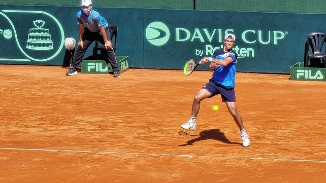 Guido Pella empató la serie entre Argentina y Bielorrusia por la Copa Davis.
