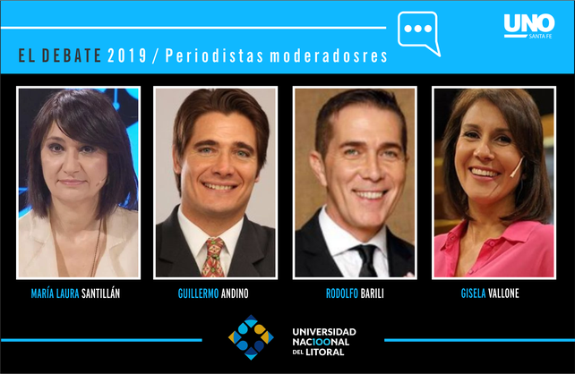 Presencia santafesina entre los periodistas moderadores