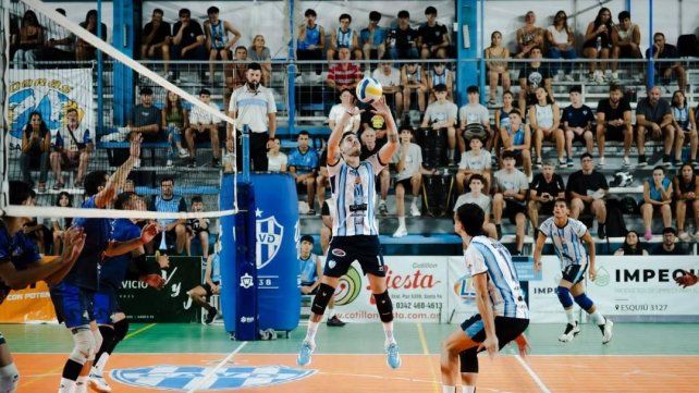 En un partido muy caliente