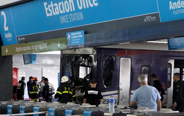 El accidente del sábado pasado en la estación Once dejó un saldo de 99 heridos.