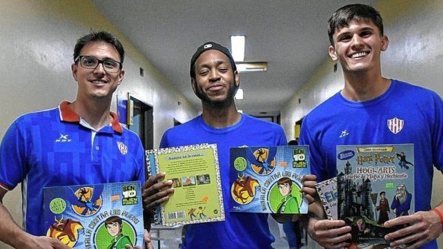 Jugadores del básquet profesional de Unión visitaron el Hospital Alassia