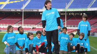 En una campaña para Unicef, Messi pidió acabar con la mortalidad infantil