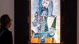 “MOUSQUETAIRE À LA PIPE II”. La obra fue pintada por Picasso en un día en noviembre de 1968.