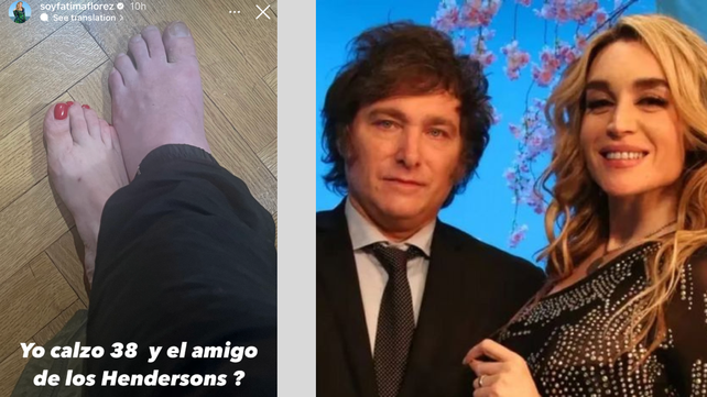La llamativa foto que compartió Fátima Florez