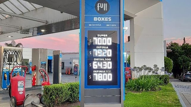 Aumento de combustibles: los nuevos precios de YPF en Paraná