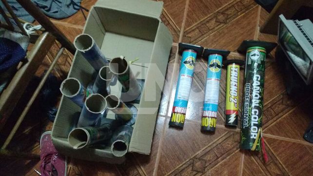 Secuestraron pirotecnia ofrecida por una red social sin ninguna habilitación