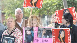 Familiares de Melina marcharon a Tribunales para pedir justicia