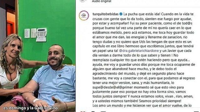 El Turquito de Paraná emocionó a todos con un mensaje de esperanza en su lucha contra el cáncer.