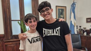 Juan Esteban y Agustín Barrios cursan tercer año en el Politécnico.