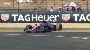 Así empezó Jack Doohan la clasificación en China, luego de un sprint malo. Los Alpine, mal de nuevo.