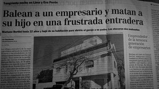 El asesinato de Mariano Bertini, un crimen que conmocionó a la ciudad.&nbsp;