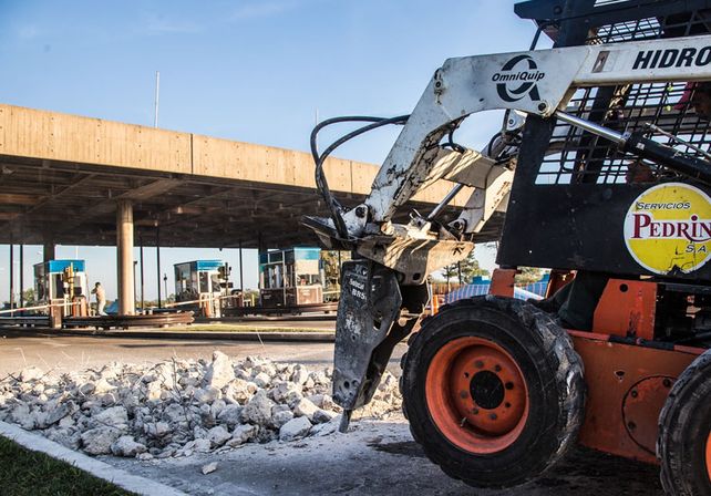 Comenzaron los trabajos de reparación de los accesos al Túnel Subfluvial
