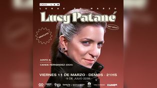 Lucy Patané se presentará en Demos con formato set solo