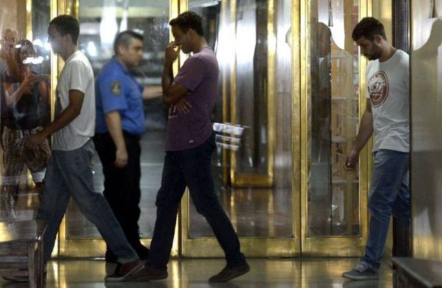 Fiesta y desenfreno. Algunos de los acusados del ataque sexual